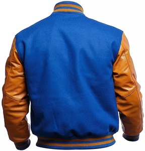 Custom Logo Men <b>Varsity</b> <b>Jacket</b> High Quality School and College <b>Vintage</b> Winter Men's Leather Baseball Letterman <b>Varsity</b> <b>Jackets</b> - Product Image 4