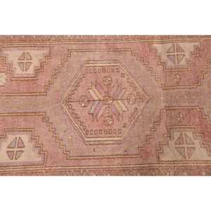 Alfombra Vintage de 3.2x6.1 pies, Alfombra Turca Abstracta Roja de Lana - Product Image 5