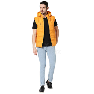 เสื้อแขนกุดสำหรับผู้ชายเสื้อแขนกุดผ้าฝ้ายขนเป็ดน้ำหนักเบาออกแบบได้เองสำหรับชีวิตประจำวันฤดูหนาว - Product Image 4