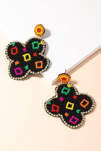 Boucles d'oreilles unisexes multicolores de style religieux classique avec perle et diamant pour les fêtes d'anniversaire de mariage par glowin fashion - Product Image 2