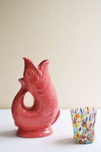 Texture en résine de cruche d'eau en résine de polyester de conception classique résistante avec le motif de tourbillon d'abricot d'Aqua pour des cadeaux de Noël de cuisine - Product Image 5