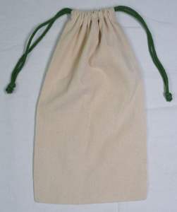 Recyclable Organic Cotton Drawstring Pouch Bags with Double Strings Custom Jewelry <b>Packaging</b> Linen Canvas Eco-Friendly Stylish - Product Image 2
