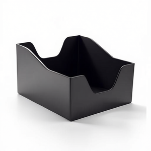 HAN I-Line - Bandeja de Archivo Vertical de Poliestireno Negro de 7.6 x 31.8 x 24.7 cm para DIN A4 y DIN C4 (7.6 x 31.8 x 24.7 cm, Ancho x Alto x Profundidad) - Product Image 3