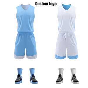 BSCI Sportswear Custom Basketball Jersey Short Set 100% Poliéster Transpirable Tallas grandes Opciones Diseñe su propio patrón personalizado - Product Image 4