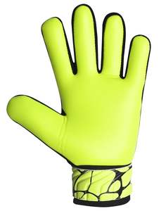 Gants de gardien de but en cuir au design personnalisé entièrement orange néon avec poignée en latex haute visibilité matériau en caoutchouc SP Branding - Product Image 3