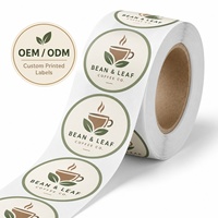 Autocollants personnalisés de remerciement avec logo, étiquettes imperméables en feuille d'or, autocollants mignons de remerciement roses et cartes