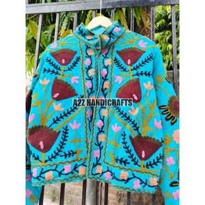 Nueva chaqueta de moda Suzani bordada a mano, proveedor de ropa de mujer, chaqueta Boho Suzani, venta al por mayor y fabricante - Product Image 6