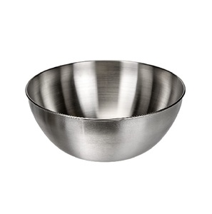 Ensemble de bols professionnels en acier inoxydable pour cuisine, polyvalents, profonds, ronds, à fond plat, pour la préparation des repas, la cuisson et le service - Product Image 3