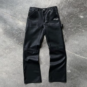 Ensemble survêtement pour homme de haute qualité avec logo personnalisé imprimé à l'écran et brodé, veste zippée et pantalon évasé superposé - Product Image 2