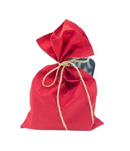 Personnalisable Jute Rouge Indian-Made Embrayages pour Femmes Noël Cordon Fermeture Pochette Instrument Sacs & Cas - Product Image 3