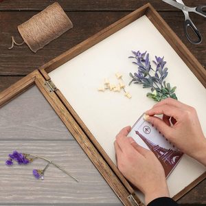 Shadow Box <b>Display</b> <b>Case</b> 11 x 14 Shadowbox Frame with Linen Back Memorabilia Bouquet <b>Medals</b> Photos Memory Box for Keepsakes - Product Image 3