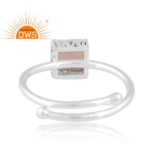 Latest Trending Fine Sterling <b>Silver</b> Natural Ethiopian <b>Opal</b> Gemstone Stackable <b>Ring</b> Custom Jewelry For Women Gift For Her - Product Image 4