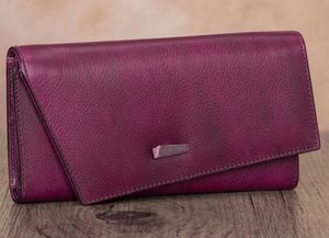 Portefeuille en cuir pour homme de haute qualité, nouveau design unique, cuir véritable, doublure en polyester, fermeture éclair imperméable, longueur longue - Product Image 6