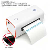 Imprimante d'étiquettes thermiques Soonmark USB + Bluetooth 4x6, imprimante d'expédition sans fil, imprimante d'étiquettes d'adresse d'expédition avec porte-étiquettes