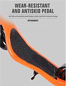 Adjustable Height Lightweight Eco-Friendly Kick <b>Scooter</b> with 200mm <b>Wheels</b> Smooth Ride Folding for Kids Teens & Adults - Product Image 4