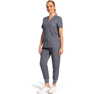 Veste d'été unisexe à manches courtes Costume d'allaitement personnalisé de haute conception pour les patients Uniformes hospitaliers du personnel hospitalier - Product Image 1