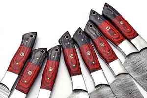 Juego de cuchillos de chef de Damasco, herramienta de cocina reutilizable más vendida, Material de acero, tamaño personalizado, Último precio de diseño - Product Image 2