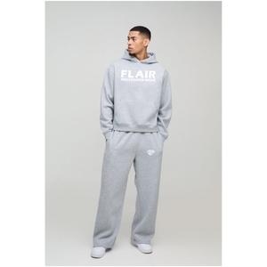 Sweat à capuche pour homme en molleton 100% coton, écologique, coupe oversize, motif uni, hiver, avec logo personnalisé brodé, effet vieilli vintage - Product Image 3