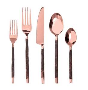 Cubiertos de lujo de acero inoxidable, juego de cubiertos, vajilla reutilizable para hoteles, suministros para bodas, otras ocasiones, precios razonables - Product Image 3