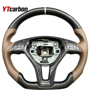 Volant sport en fibre de carbone YTcarbon pour modification personnalisée des modèles GLE <span class=keywords><strong>GLK</strong></span> W204 W176 C200 C180 E300 GLB CLA35 AMG - Product Image 5