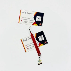 Pince à épiler professionnelle personnalisée pour cils, pointe de 10 mm, 90 degrés, couleur rouge avec breloques cerises, pince à épiler à pointe en fibre - Product Image 4