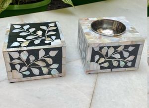 Quemador de madre perla Bakhoor, piedra preciosa natural, quemador de madre perla Mubkhar, quemador de fragancia árabe - Product Image 2