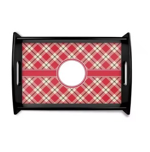 Bandeja de Madera con Esmalte de Estilo Náutico, una Bandeja de Madera de Inspiración Costera con un Encantador Estampado Náutico - Product Image 3