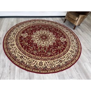 DAVINCI Classic D240CM Round Rug From the Series 10mm Thick Plush for Home Floor for Living Room and Hallway Decorations - Product Image 5