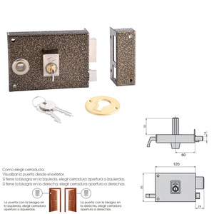 Cerradura Cvl 1125br/ 12/he Derecha - Product Image 2