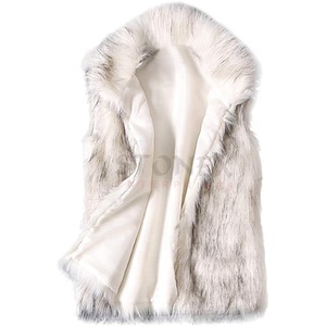 Chaleco de Moda para Mujer, Casual, Lujoso, Sin Mangas, Cálido, de Piel Sintética, Transpirable, Chaqueta de Invierno con Abertura Frontal - Product Image 2