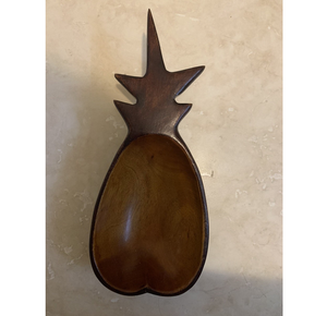 ชามใส่ผลไม้ทำจากไม้อะคาเซียสำหรับตกแต่งรูปสับปะรด - Product Image 2