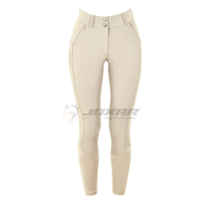 Venta caliente de alto rendimiento de las mujeres pantalones de montar slim fit ligero transpirable elegante duradero cómodo pantalones ecuestres - Product Image 4