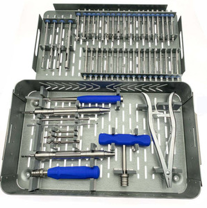 Kit d'Extraction de Vis Orthopédiques de Qualité Supérieure, 53 Pièces, pour Vis Cassées, en Acier Inoxydable, Manuel - Product Image 1