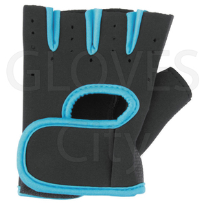 Guantes de cuero de medio dedo unisex para fitness Guantes de entrenamiento de gimnasia pesados transpirables para entrenamiento hechos por GLOVES City - Product Image 3
