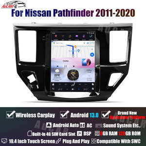 AuCar 10.4 "Android 13 Tesla tarzı ekran araba Stereo Video <span class=keywords><strong>DVD</strong></span> OYNATICI <span class=keywords><strong>Nissan</strong></span> <span class=keywords><strong>Pathfinder</strong></span> 2011-2020 için GPS navigasyon araba radyo - Product Image 6
