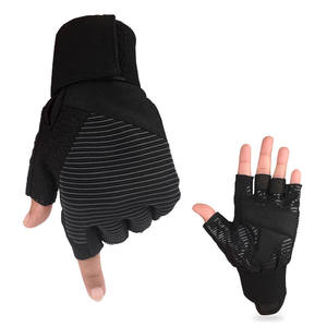 Breathable Fitness Gloves for Men/Women Half <b>Finger</b> Gloves With Non-Slip Grip & Wrist <b>Support</b> for Weightlifting And Powerlifting - Product Image 5