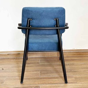 Napa Single <b>Sofa</b> with Genuine Leather Upholstery and <b>Wooden</b> Armrests GSD68064 for Living Room - Product Image 6