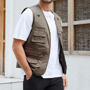 Chaleco de Pesca Elegante y Transpirable para Hombre, Material de Nailon y Poliéster, Ropa Deportiva Activa, Chaleco de Pesca para Hombre - Product Image 3