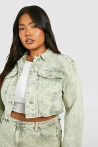 Veste en jean bleue avec broderie personnalisée et effet éclaboussures de peinture, vestes brodées sur mesure - Product Image 6