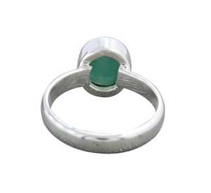 Brazalete de Plata de Ley 925 de plata esmeralda de alta calidad, piedras preciosas genuinas, propuesta de regalo de piedra natal sin níquel Chapado en platino - Product Image 3