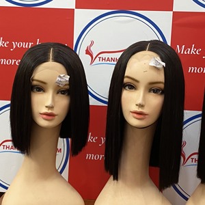 Extensiones de cabello virgen crudo vietnamita Viet Nam Peluca de cabello humano de lujo peluca con cierre de encaje - Product Image 3