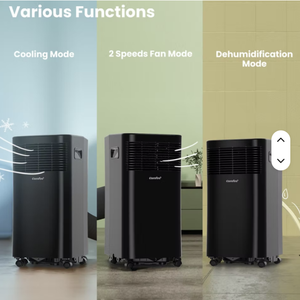 Climatiseur Portable Écologique Comfee Noir 8001-10000 BTU Refroidissement/Chauffage Électrique Fonctionnement en Anglais Classe d'efficacité énergétique - Product Image 3