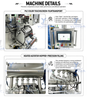 Machine d'emballage automatique multi-voies pour bâtonnets de sucettes glacées, glaces et friandises congelées
