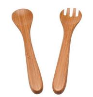 Ensemble d'ustensiles de service pour salade en bois d'acacia fait main, avec manche en spirale, écologique, compatible lave-vaisselle et micro-ondes, fabriqué en Inde