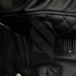 Chaqueta de moto de cuero transpirable para hombre de diseño personalizado para ropa de carreras de invierno informal - Product Image 3