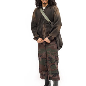 Conception personnalisée, créez votre propre logo, sweat-shirts à capuche zippés en molleton pour homme de haute qualité, lavage à l'acide, 100% coton, coupe-vent, respirant - Product Image 2