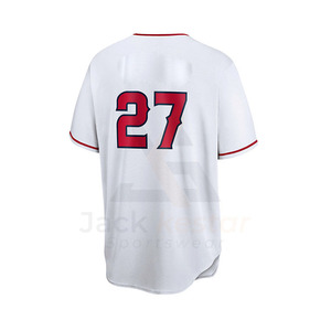 Nouveautés Uniformes de baseball et de softball unisexes pour l'extérieur, personnalisables, en spandex/coton/bambou, respirants, à séchage rapide, antibactériens - Product Image 3