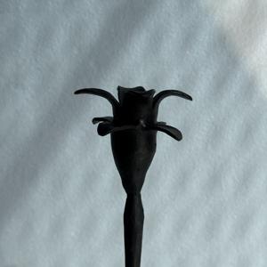 Juego de Portavelas Decorativos Forjados a Mano, Portavelas Cónicos de Hierro para Mesa de Comedor, Portavelas de Metal, Decoración Rústica, Diseño Moderno - Product Image 3