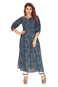 Export Quality Unique Indian Kurti Pant Set for <b>Women</b> Ethnic Clothing <b>Kurta</b> Set for Casual Wear at Best Prices - Product Image 2