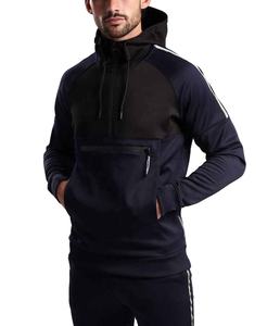 Survêtement décontracté personnalisé de haute qualité pour homme, respirant, avec veste à cordon de serrage et pantalon de jogging, grandes tailles, pour le fitness - Product Image 4